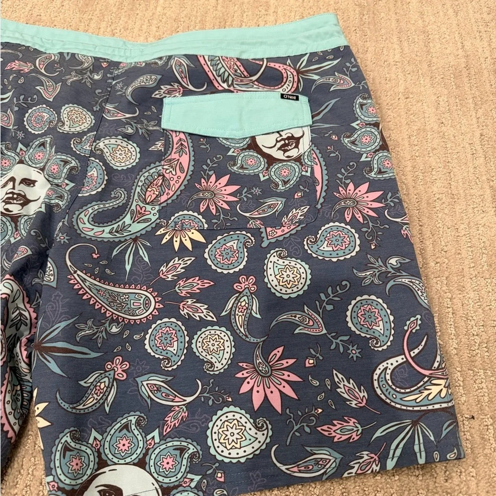 O'Neill OG CRUZER 18'' Blue Indigo Paisley Board Shorts